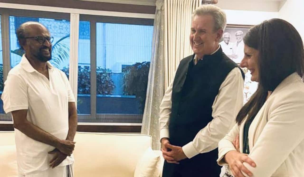 ரஜினிகாந்துடன் ஆஸ்திரேலியா நாட்டு தூதர் சந்திப்பு