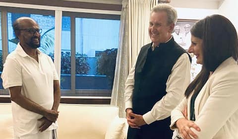 ரஜினிகாந்துடன் ஆஸ்திரேலியா நாட்டு தூதர் சந்திப்பு