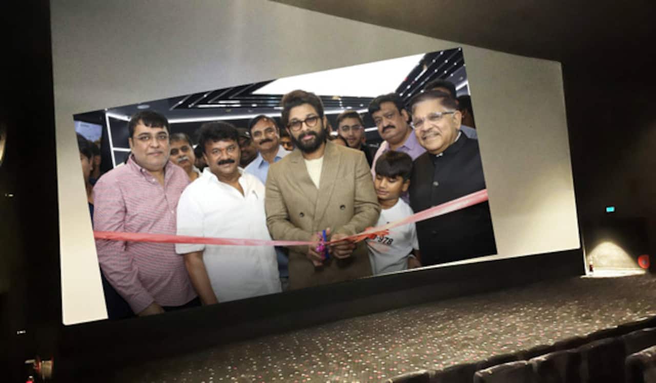 தென்னிந்தியாவின் முதல் எல்இடி தியேட்டர்: அல்லு அர்ஜூன் திறந்தார்