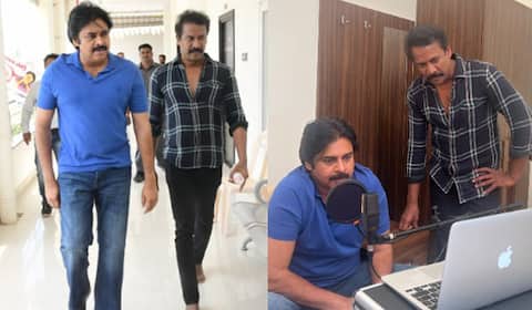 காய்ச்சல் உடனேயே ப்ரோ டீசருக்கு டப்பிங் பேசிய பவன் கல்யாண்