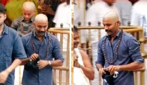 திருப்பதியில் மொட்டை அடித்த தனுஷ்!