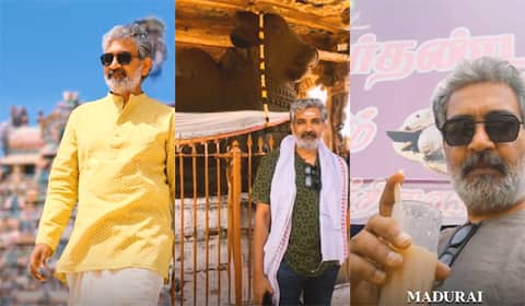தமிழகத்தில் ஆன்மிகப் சுற்றுப் பயணம் : மெய்சிலிர்த்த ராஜமவுலி