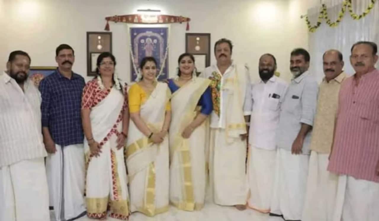 சுரேஷ் கோபியின் மகளுக்கு திருமண நிச்சயதார்த்தம் : தொழிலதிபரை மணக்கிறார்