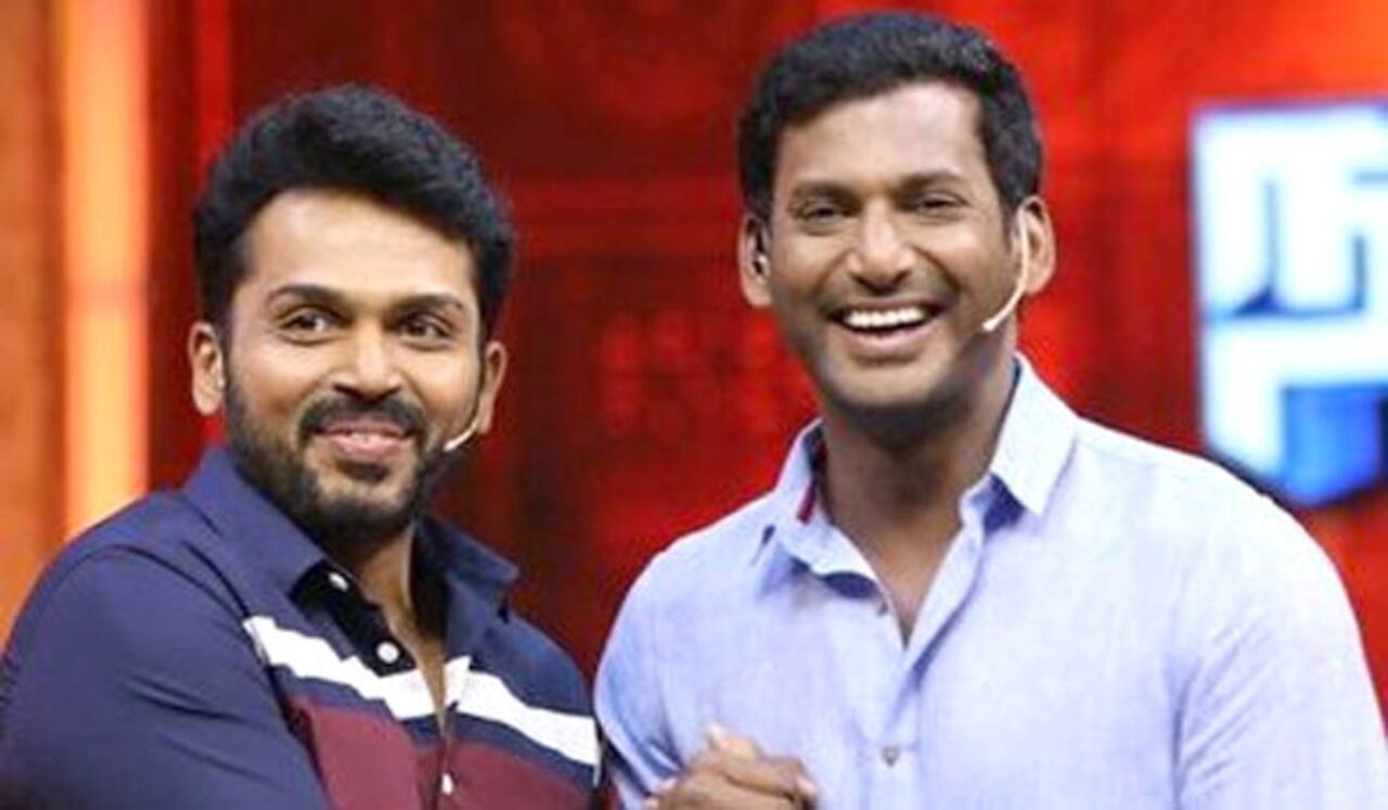 விஷாலுக்கு குரல் கொடுத்த கார்த்தி