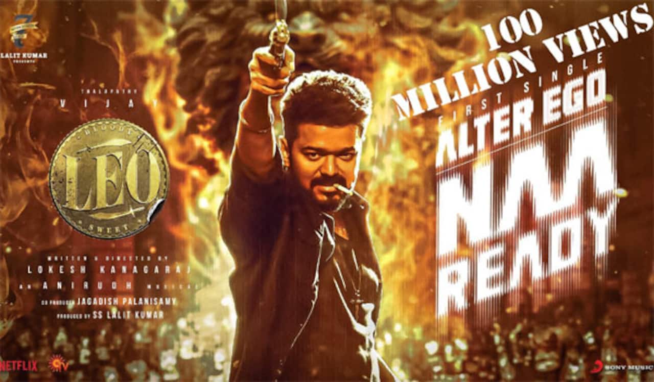 நான் ரெடி - விஜய்யின் 11வது 100 மில்லியன் பாடல்