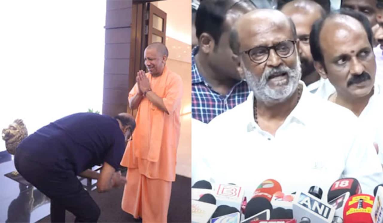 யோகி காலில் விழுந்து வணங்கியது ஏன்? - ரஜினி விளக்கம்