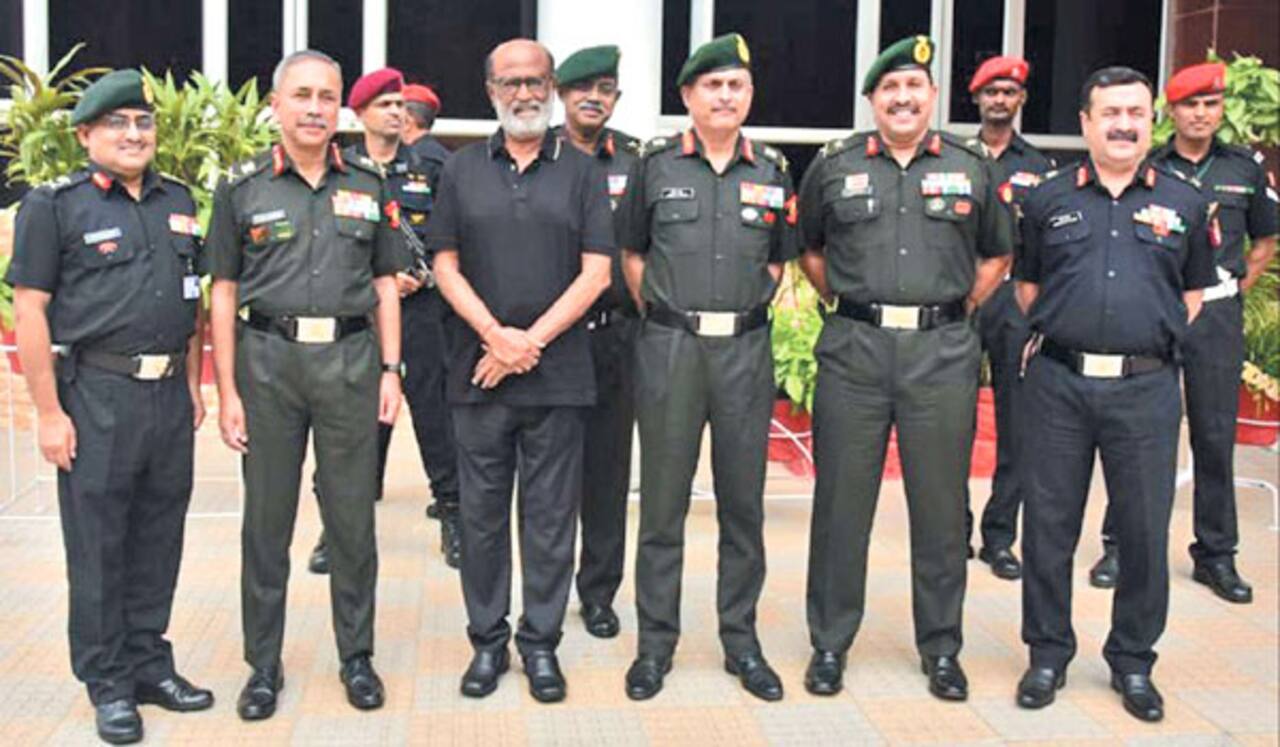 ரஜினிக்கு இந்திய ராணுவம் அளித்த கவுரவம்
