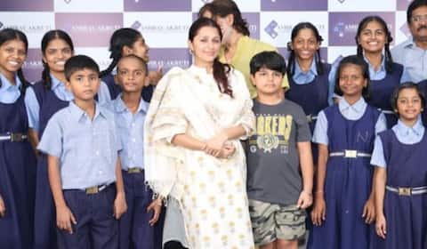 காது கேளாத மாற்றுத்திறனாளி குழந்தைகளுடன் பிறந்தநாளை கொண்டாடிய பூமிகா