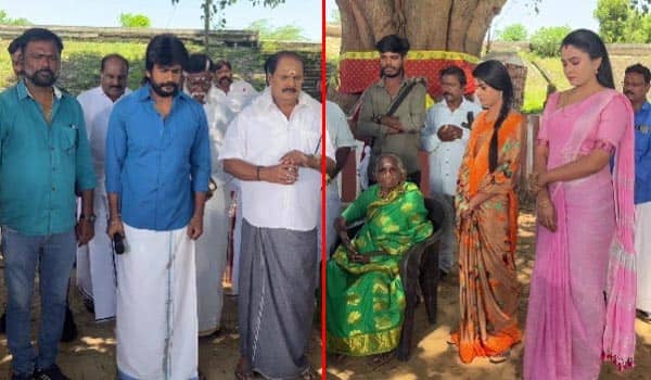 நடிகர் மாரிமுத்துவுக்கு வானத்தைப் போல சீரியல் குழுவினர் மவுன அஞ்சலி!