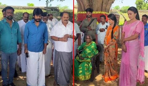 நடிகர் மாரிமுத்துவுக்கு வானத்தைப் போல சீரியல் குழுவினர் மவுன அஞ்சலி!