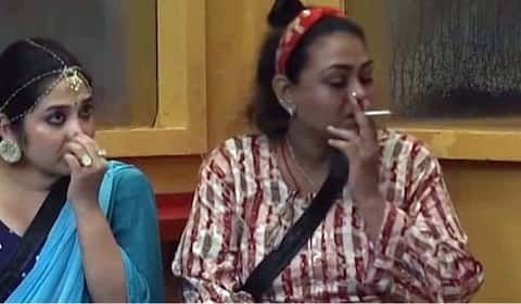 பிக்பாஸ் வீட்டில் சிகரெட் பிடித்த ஷகீலா