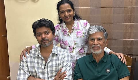 அப்பாவுக்கு அறுவை சிகிச்சை : நேரில் சந்தித்து நலம் விசாரித்த விஜய்