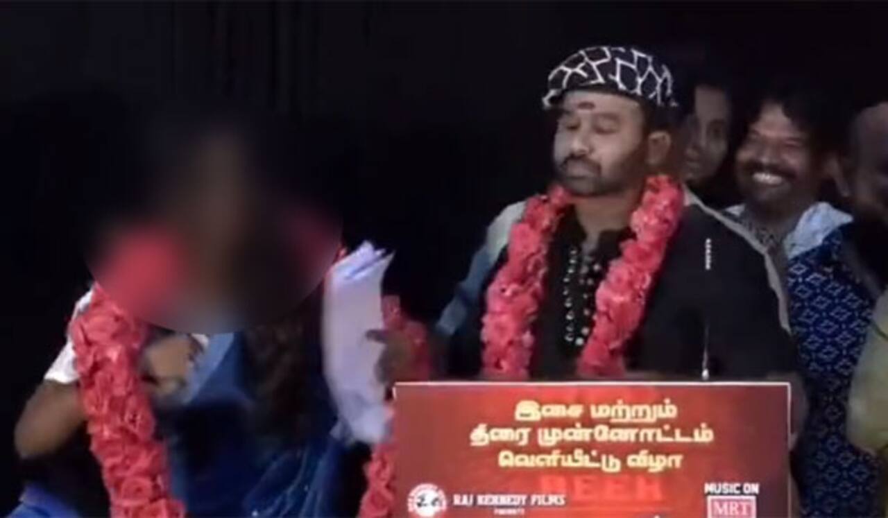 நிகழ்ச்சி தொகுப்பாளருக்கு மாலை அணிவித்த கூல் சுரேஷிற்கு கடும் எதிர்ப்பு : மன்னிப்பு கேட்டு வீடியோ வெளியீடு