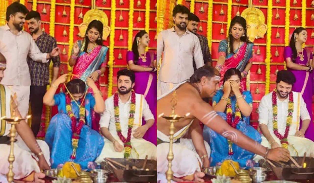 தனக்குத்தானே தாலி கட்டிய சீரியல் நடிகை