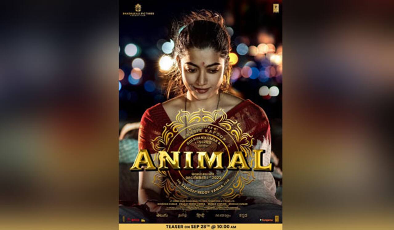 ராஷ்மிகா மந்தனாவின் பர்ஸ்ட் லுக்கை வெளியிட்ட அனிமல் படக்குழுவினர்!