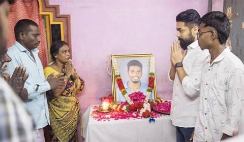 விபத்தில் இறந்த ரசிகரின் பெற்றோருக்கு ஆறுதல் கூறிய சூர்யா!