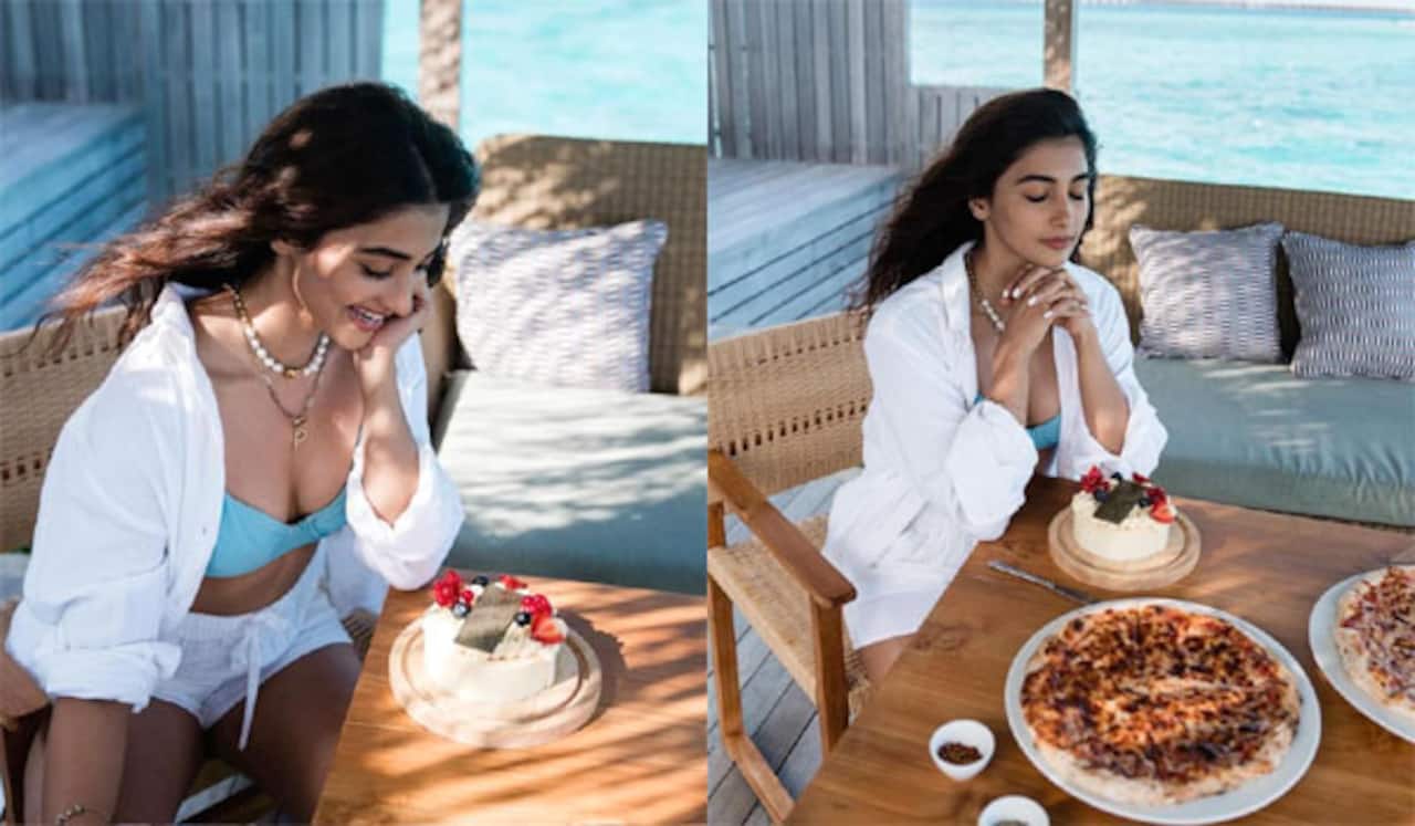 மாலத்தீவில் பிறந்தநாள் கொண்டாடிய பூஜா ஹெக்டே