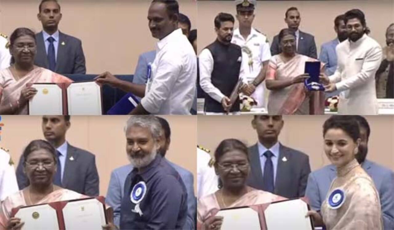 தேசிய விருது பெற்ற மணிகண்டன், மாதவன், அல்லு அர்ஜூன், ஆலியா பட், ராஜமவுலி உள்ளிட்ட திரைக்கலைஞர்கள்