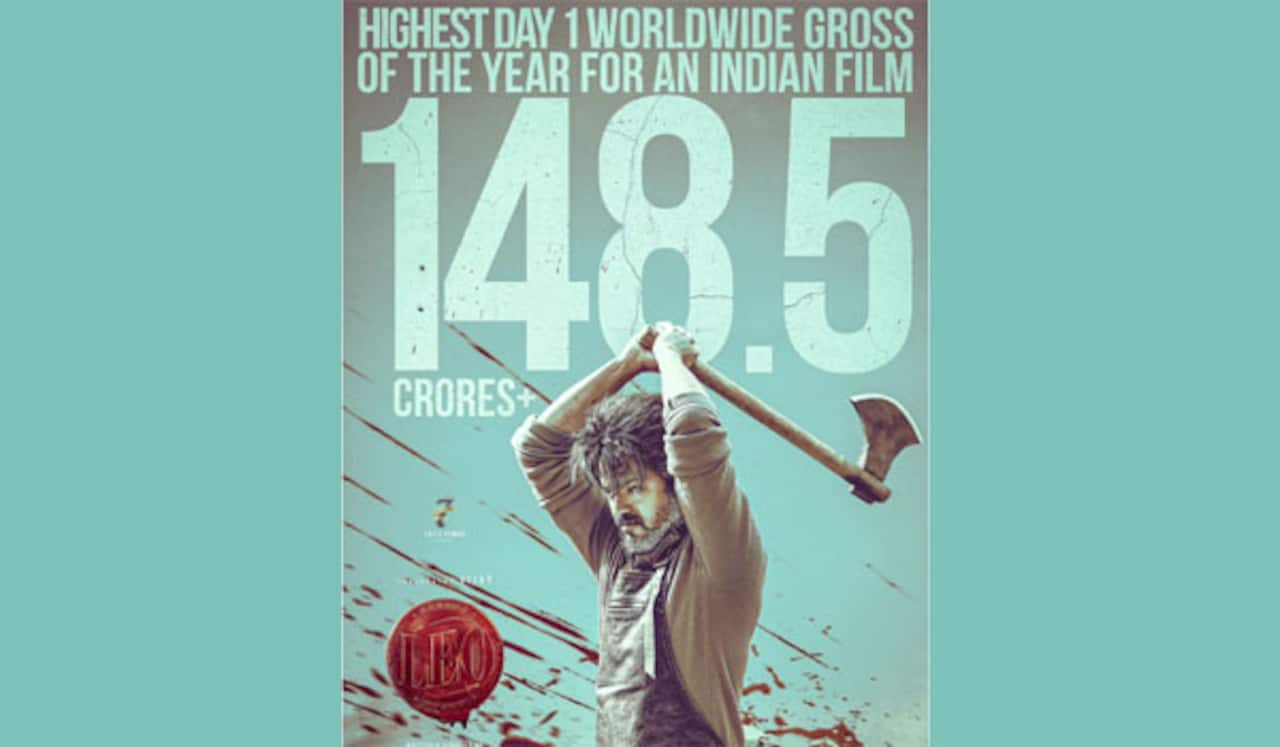 இந்திய அளவில் ‛லியோ சாதனை : முதல்நாளில் ரூ.148.5 கோடி வசூல்