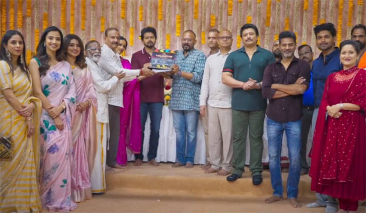 வந்தாச்சு ‛விஜய் 68 பட பூஜை : வெங்கட்பிரபு கேங்குடன் களமிறங்கும் ‛மல்டி ஸ்டார்ஸ்