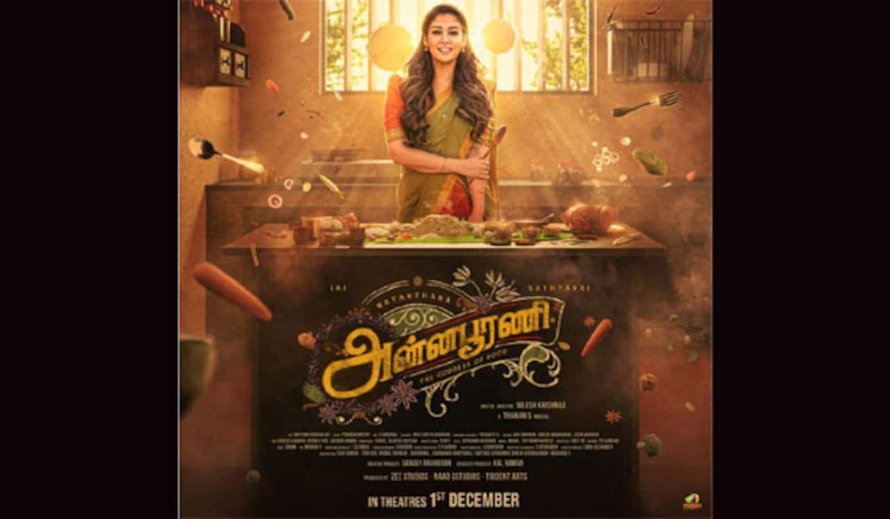 அன்னபூரணி படத்தின் ரிலீஸ் தேதி அறிவிப்பு