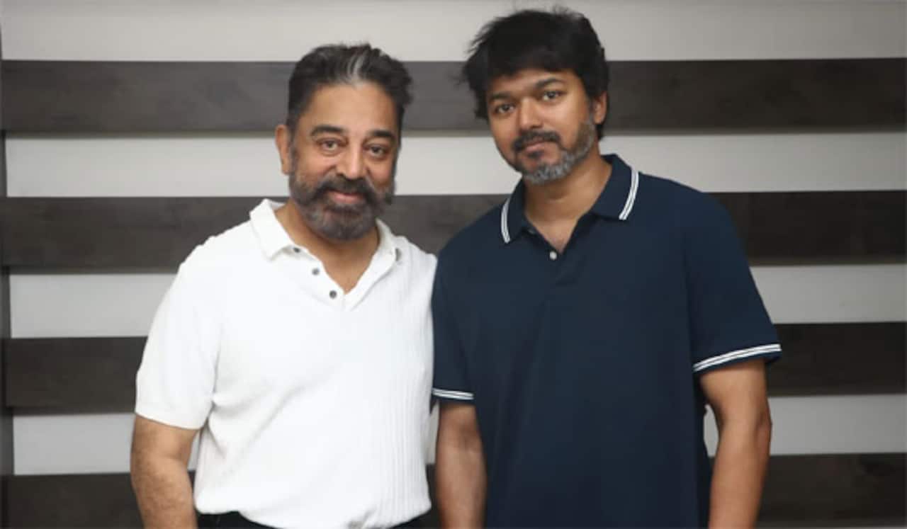69வது பிறந்தநாளில் கமல்ஹாசனை நேரில் சென்று வாழ்த்திய விஜய்!