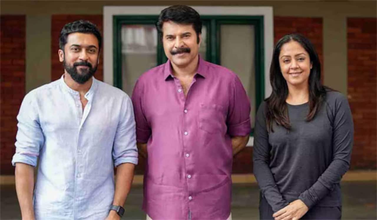 மம்முட்டி- ஜோதிகா நடித்துள்ள ‛காதல் தி கோர் படக்குழுவை பாராட்டிய சூர்யா!