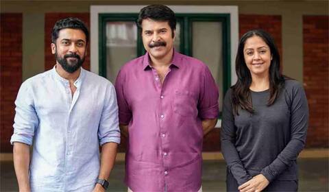 மம்முட்டி- ஜோதிகா நடித்துள்ள ‛காதல் தி கோர் படக்குழுவை பாராட்டிய சூர்யா!