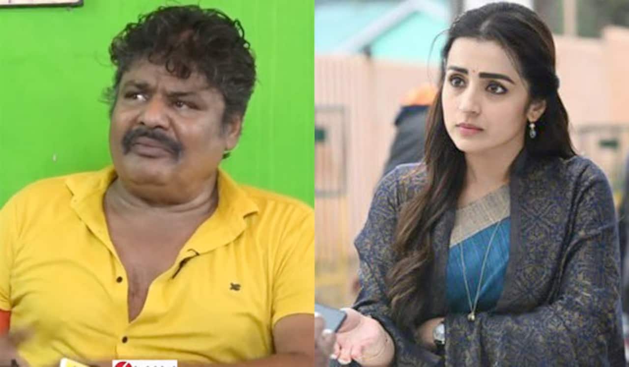 மன்சூரலிகான் ஆபாச பேச்சு :  த்ரிஷா கடும் கண்டனம்