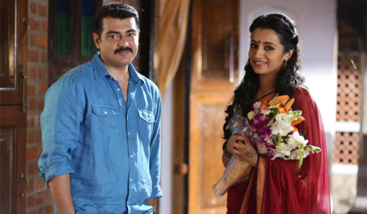 முதல்முறையாக கணவன், மனைவியாக நடிக்கும் அஜித் - த்ரிஷா