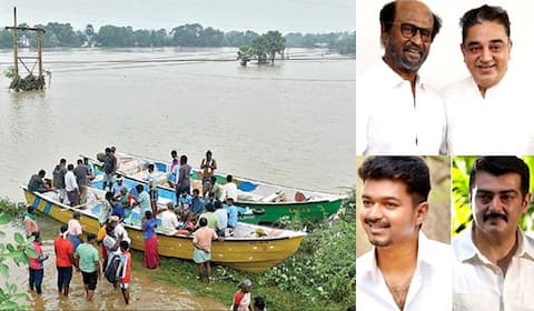 தென் மாவட்ட மழையிலும் அமைதி காக்கும் டாப் நடிகர்கள்