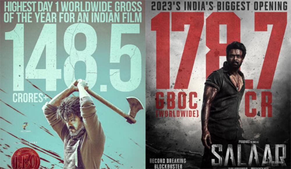 லியோ வசூலை சாய்த்து சாதனை படைத்த சலார்