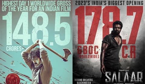 லியோ வசூலை சாய்த்து சாதனை படைத்த சலார்