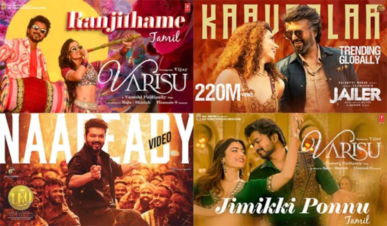 2023 - யு டியூபில் அதிக பார்வைகளைப் பெற்ற டாப் 10 பாடல்கள்