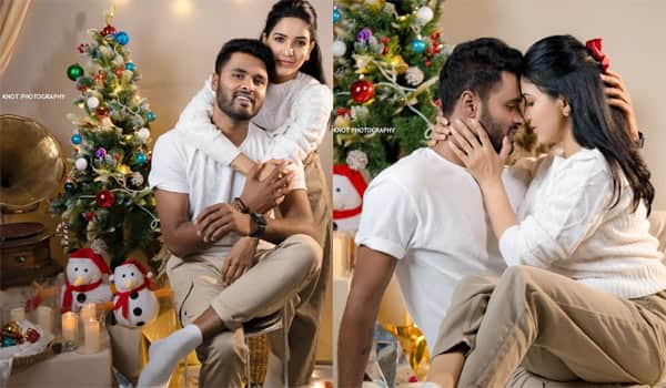 அமீர் - பாவ்னி கிறிஸ்துமஸ் போட்டோஷூட் வைரல்