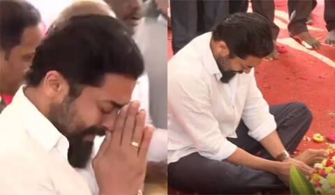 விஜயகாந்த் வீட்டிற்குச் சென்று ஆறுதல் சொன்ன சிவகுமார், சூர்யா, கார்த்தி : கலங்கிய சூர்யா