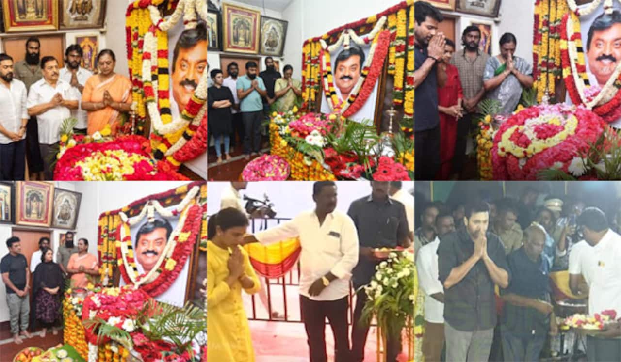 விஜயகாந்த் இறுதி ஊர்வலத்திற்கு வராமல், இப்போது இல்லத்திற்கு செல்லும் நடிகர்கள்