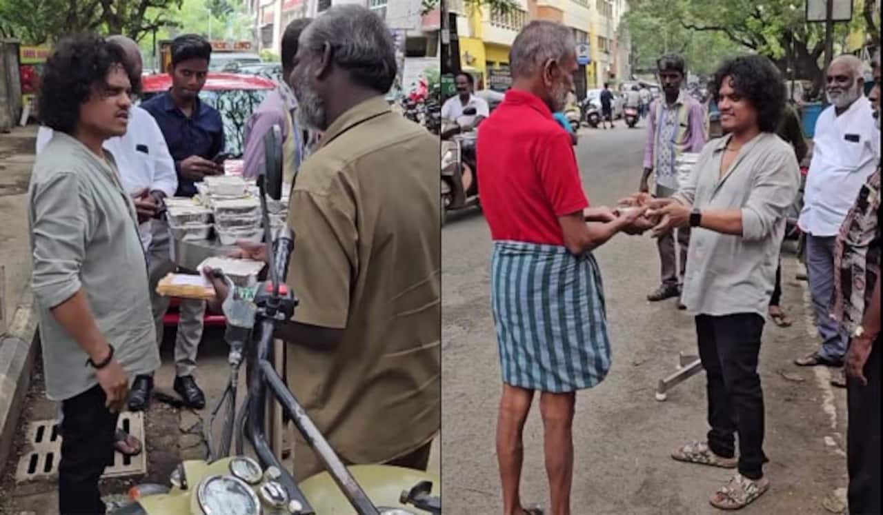 விஜயகாந்த் நினைவிடத்தில் ஆசிர்வாதம் வாங்கிய புகழ்! : தினமும் 50 பேருக்கு சாப்பாடு வழங்குகிறார்