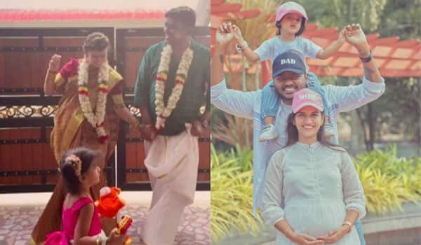 வளைகாப்பு நிகழ்ச்சியில் க்யூட் டான்ஸ் ஆடிய ஸ்ரீதேவி
