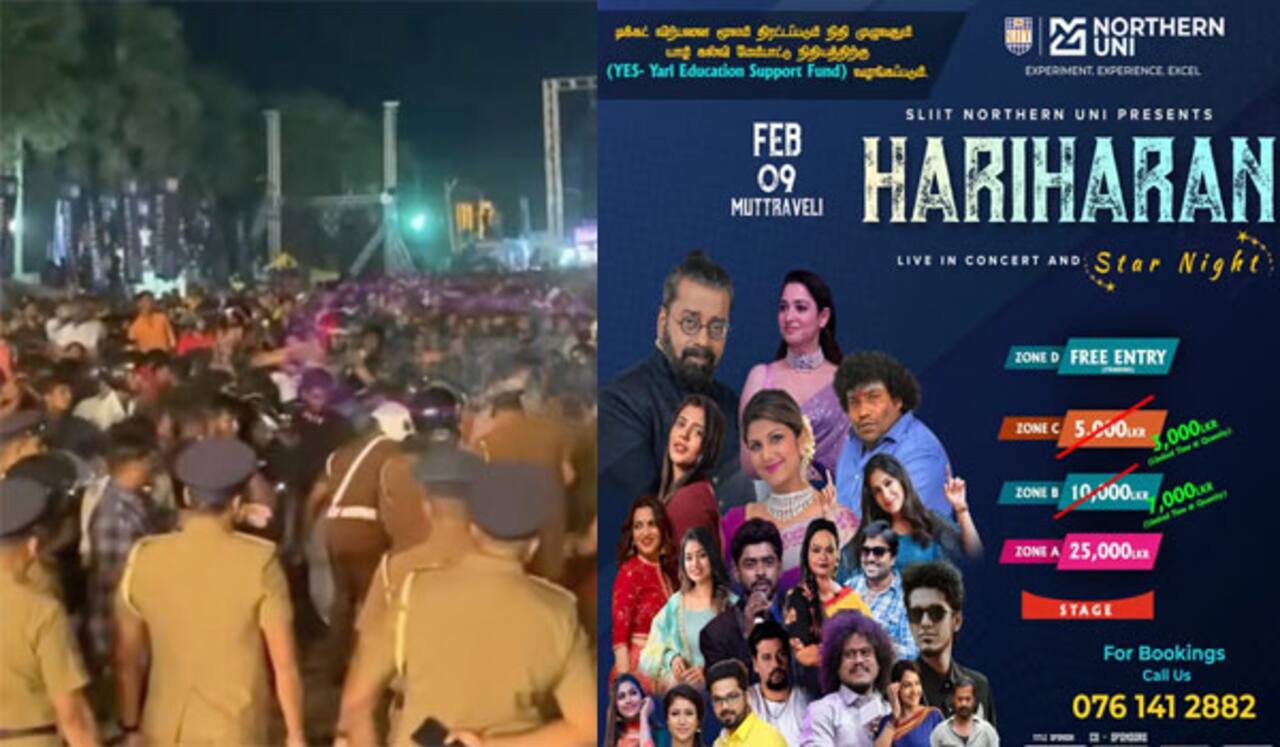 ரசிகர்கள் ரகளையால் பாதியில் நிறுத்தப்பட்ட ஹரிஹரன் இசை நிகழ்ச்சி