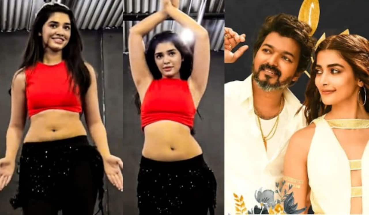 அரபிக்குத்துக்கு ‛பெல்லி டான்ஸ் ஆடிய கிர்த்தி ஷெட்டி