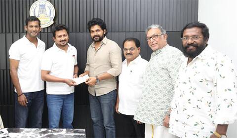 நடிகர் சங்கத்திற்கு கட்டடம் கட்ட உதயநிதி ரூ.1 கோடி நிதி