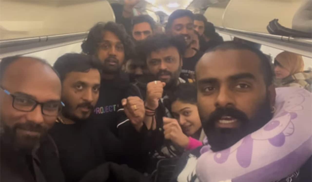 ராஷ்மிகாவை தொடர்ந்து அவரது ஹீரோவுக்கும் விமானத்தில் கிடைத்த திகில் அனுபவம்