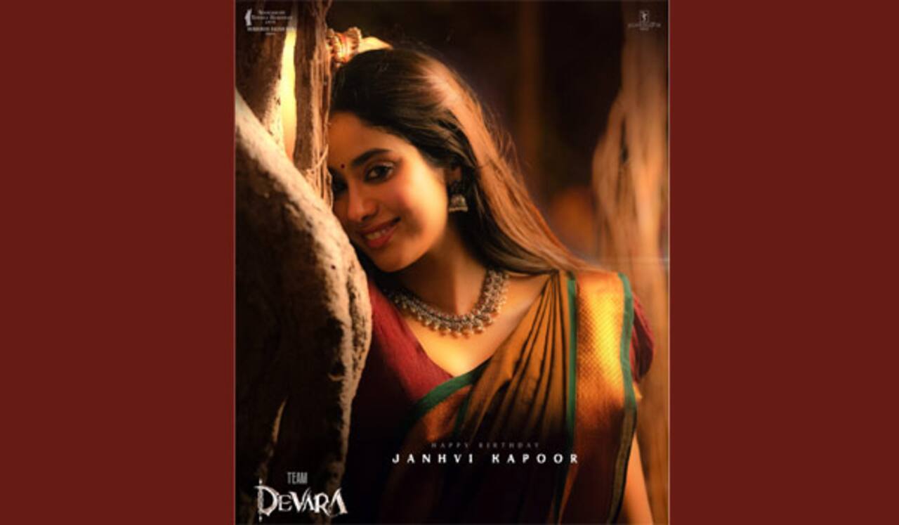 தேவரா படத்தில் ஜொலிக்கும் தங்கம் ஆக ஜான்வி