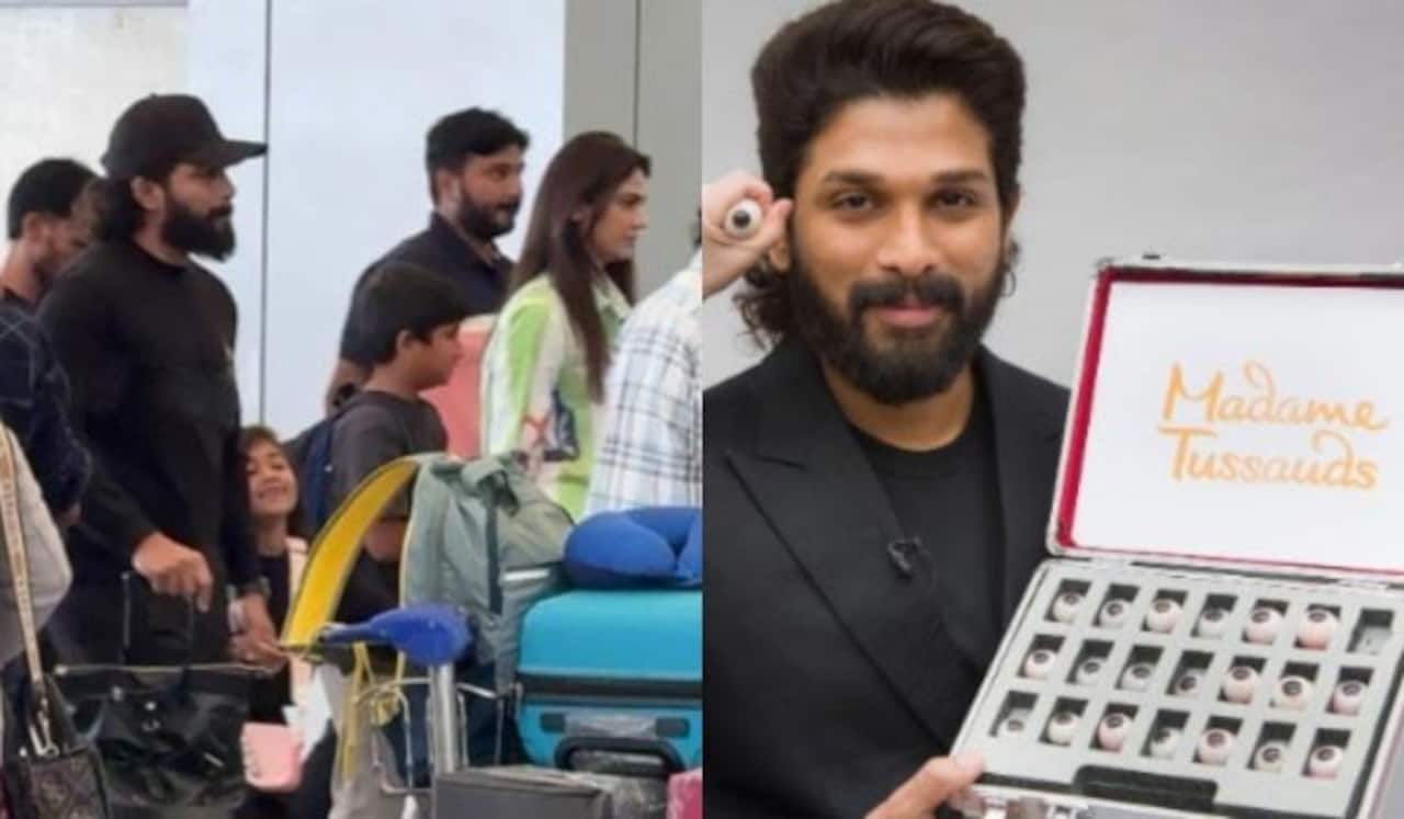 சிலை திறப்பு விழாவில் கலந்து கொள்ள குடும்பத்துடன் துபாய் கிளம்பிய அல்லு அர்ஜுன்