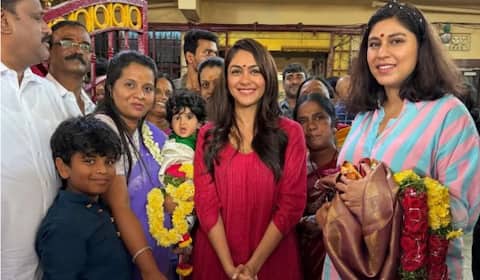 ‛பேமிலி ஸ்டார் வெற்றிக்காக எல்லம்மா கோவிலில் வழிபட்ட மிருணாள் தாக்கூர்