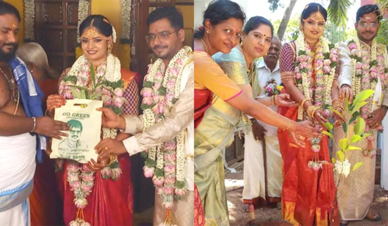 திருமணத்தில் அப்பா விவேக்கின்  கனவை நனவாக்கிய மகள் தேஜஸ்வினி