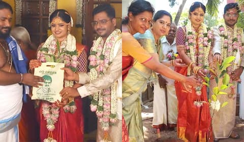 திருமணத்தில் அப்பா விவேக்கின்  கனவை நனவாக்கிய மகள் தேஜஸ்வினி
