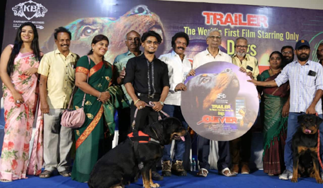 2 நாய்கள் மட்டுமே நடித்த படம் : விழாவிலும் பங்கேற்பு