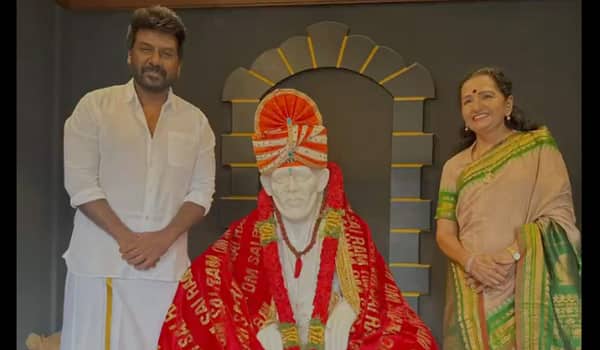 விஜய் கட்டிய சாய்பாபா கோயிலுக்கு சென்று தரிசனம் செய்த ராகவா லாரன்ஸ்